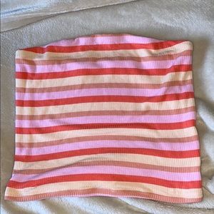 striped tube top